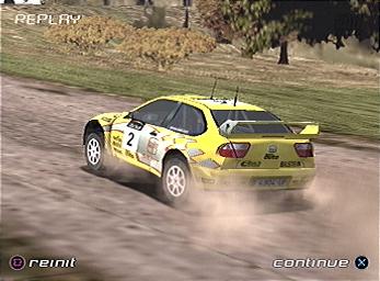 Pro Rally 2002 - PS2 Screen