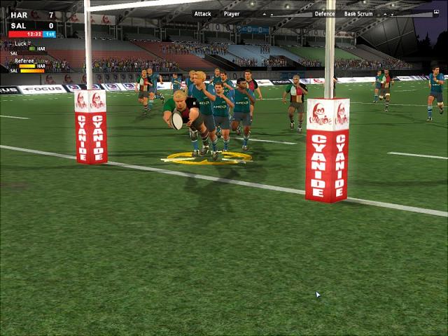 Pro Rugby Manager 2 - PC Screen