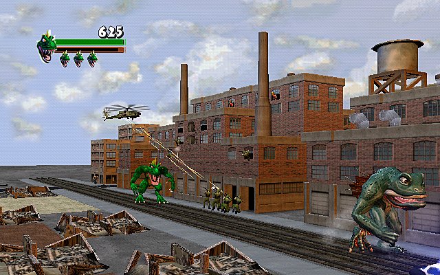 Rampage: Total Destruction - PS2 Screen