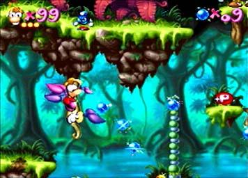 Rayman - PlayStation Screen