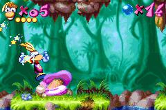 Rayman - GBA Screen