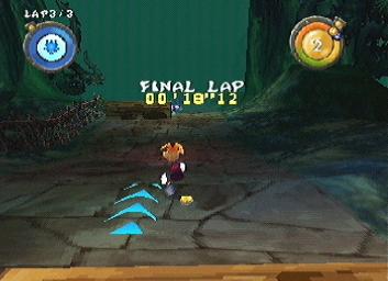 Rayman Rush - PlayStation Screen