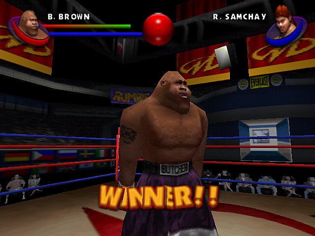 Ready 2 Rumble Boxing Round 2 - N64 Screen