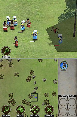 Real Time Conflict: Shogun Wars - DS/DSi Screen