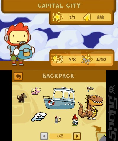 Scribblenauts Unlimited - 3DS/2DS Screen