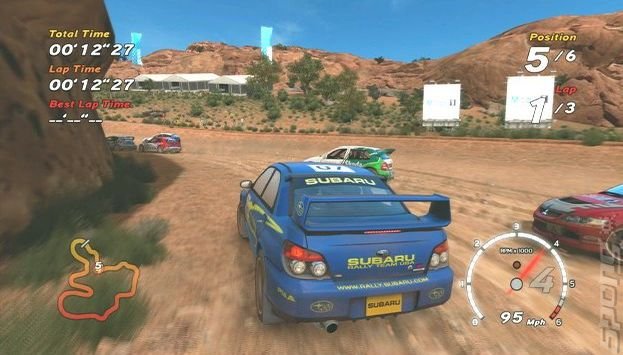 SEGA Rally - PC Screen