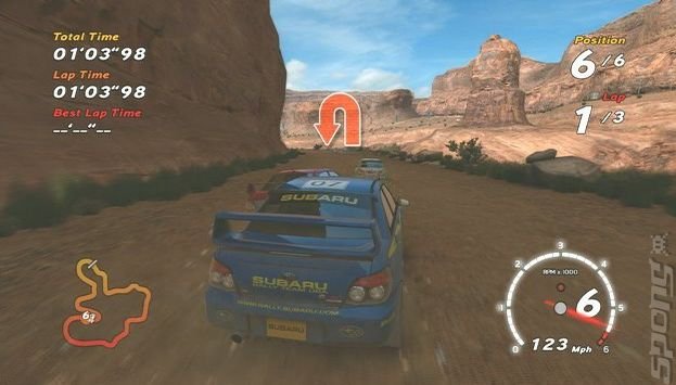 SEGA Rally - PC Screen