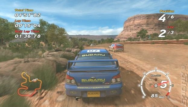 SEGA Rally - PC Screen