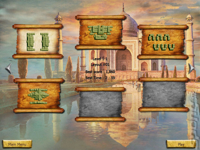 Select Games: World's Greatest Places: Mahjong - PC Screen