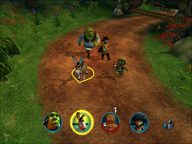 Shrek 2: Team Action - PC Screen