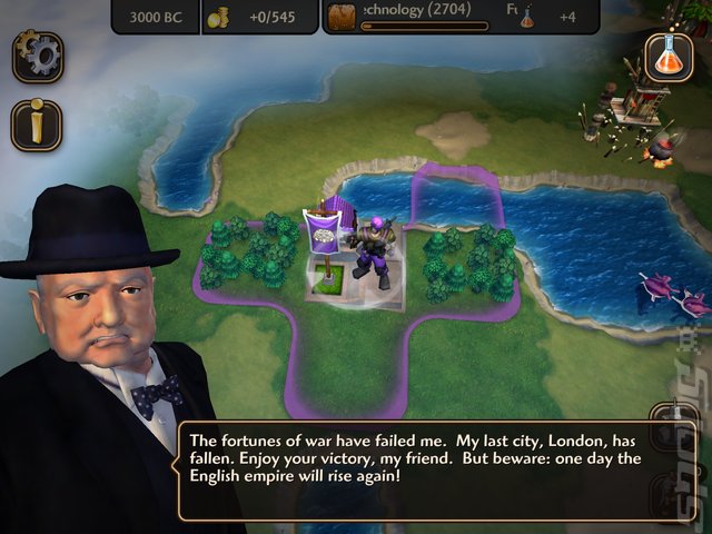 Sid Meier's Civilization Revolution 2 - iPad Screen