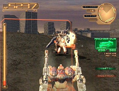 Silent Line: Armored Core - PS2 Screen