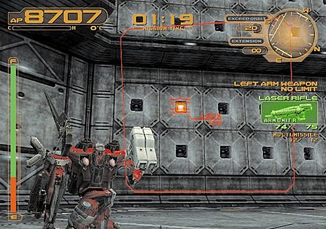 Silent Line: Armored Core - PS2 Screen