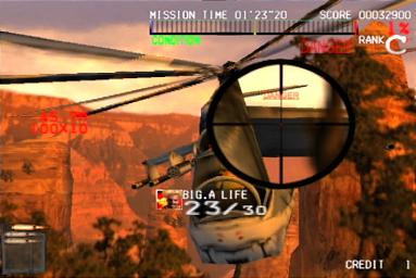 Silent Scope 3 - PS2 Screen