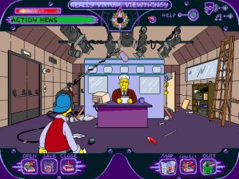 Simpsons: Virtual Springfield - PC Screen