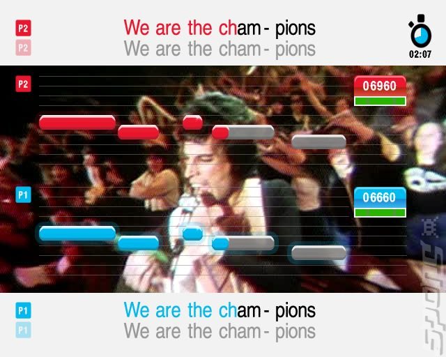 SingStar Queen - PS2 Screen