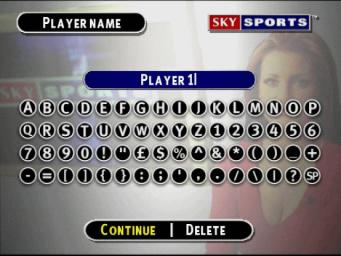 Sky Sports Football Quiz - PlayStation Screen