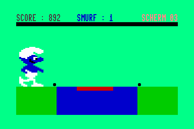 Smurf 2: The Revenge - C64 Screen
