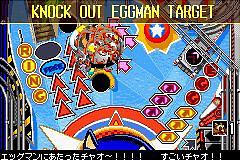 Sonic Pinball Party - GBA Screen