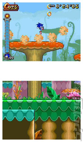 Sonic Rush Adventure - DS/DSi Screen