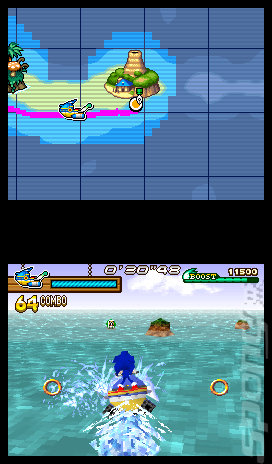 Sonic Rush Adventure - DS/DSi Screen