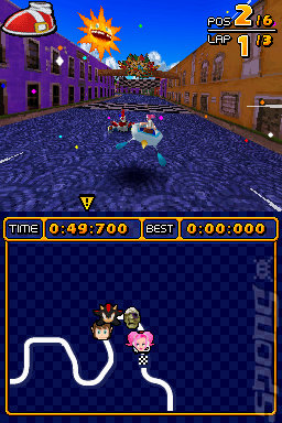 Sonic & SEGA All-Stars Racing - DS/DSi Screen