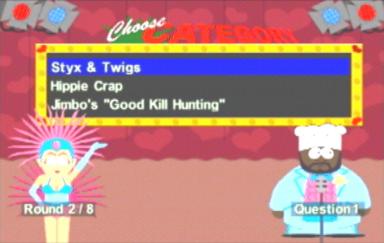 South Park: Chef�s Luv Shack  - N64 Screen