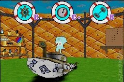 SpongeBob Squarepants Boating Bash - DS/DSi Screen