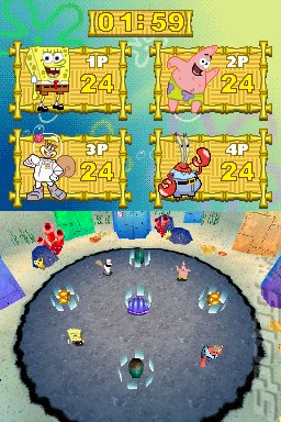SpongeBob's Atlantis Squarepantis - DS/DSi Screen