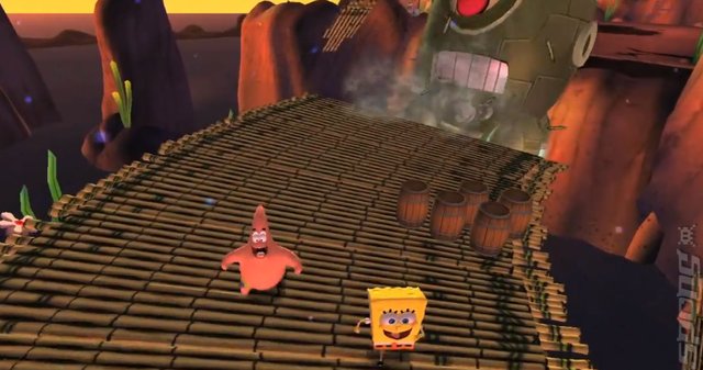 SpongeBob SquarePants: Plankton's Robotic Revenge - Wii Screen