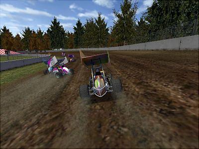 Sprint Car Challenge - PS2 Screen