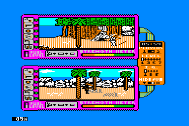 Spy Vs Spy 2: The Island Caper - C64 Screen