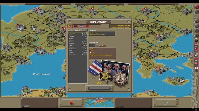 Strategic Command: WWII Global Conflict - PC Screen