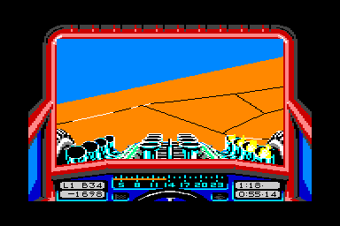 Stunt Car Racer - C64 Screen