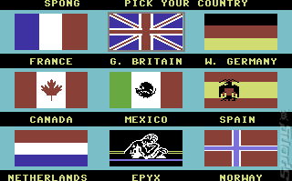 Summer Games - C64 Screen