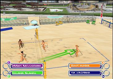 Summer Heat Beach Volleyball - PS2 Screen