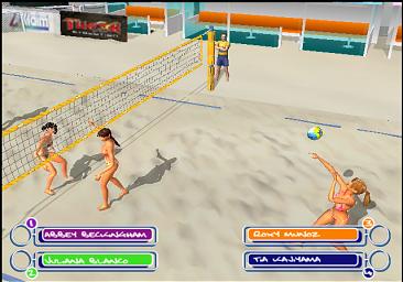 Summer Heat Beach Volleyball - PS2 Screen