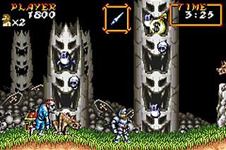 Super Ghouls 'N Ghosts - GBA Screen