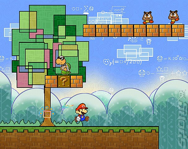 Super Paper Mario - GameCube Screen