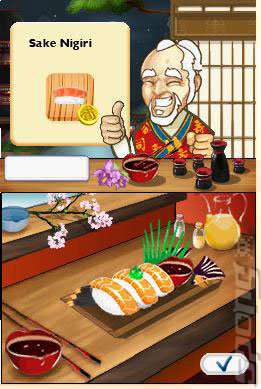 Sushi Academy - DS/DSi Screen