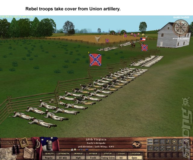 Take Command: 2nd Manassas - PC Screen