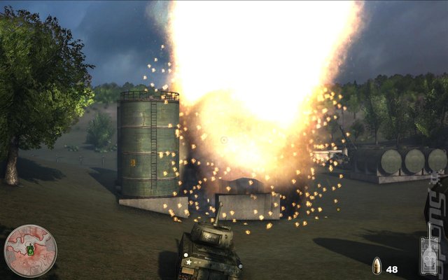 Tank Simulator - PC Screen