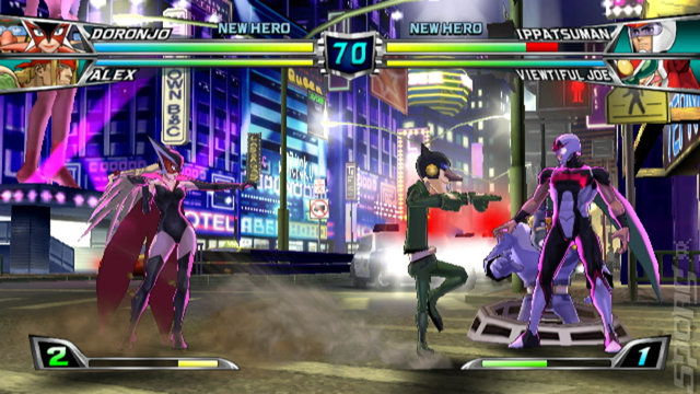 Tatsunoko vs Capcom: Ultimate All Stars - Wii Screen