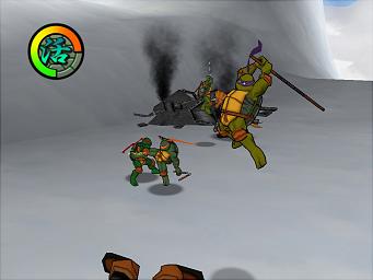 Teenage Mutant Ninja Turtles 2: BattleNexus - PS2 Screen