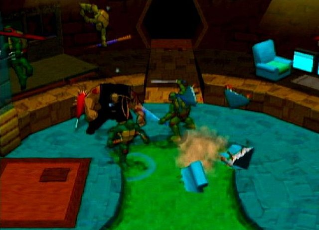 Teenage Mutant Ninja Turtles: Mutant Melee - PS2 Screen