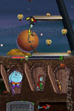 Teenage Zombies: Invasion of the Alien Brain Thingys! - DS/DSi Screen