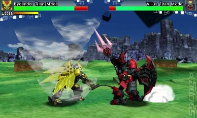 Tenkai Knights: Brave Battle - 3DS/2DS Screen