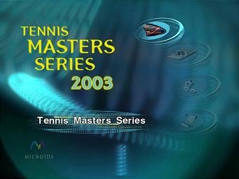 Tennis Masters Series 2003 - Xbox Screen