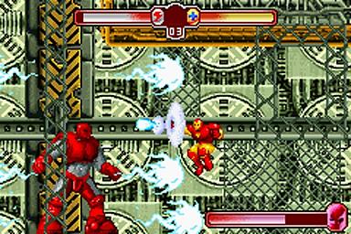 The Invincible Iron Man - GBA Screen