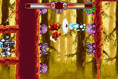 The Invincible Iron Man - GBA Screen